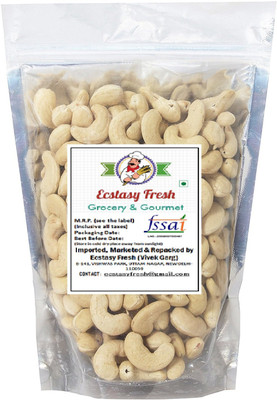 

Ecstasy Fresh 100% Big size whole kaju premium quality 100 G Cashews(100 g, Pouch)