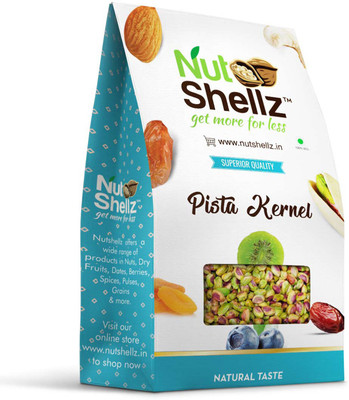 

Nutshellz Natual (without shell) Pista Kernels Pistachios(500 g, Pouch)