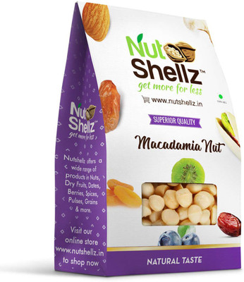 

Nutshellz Premium Australian Macadamia Nuts(250 g, Pouch)