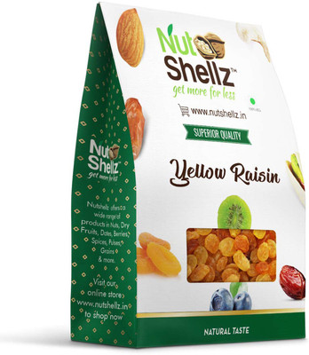 

Nutshellz Premium Golden Kishmish Raisins(750 g, Pouch)
