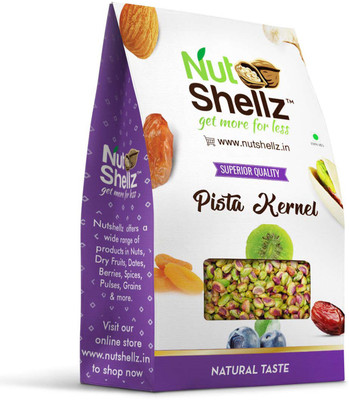 

Nutshellz Natual (without shell) Pista Kernels Pistachios(100 g, Pouch)
