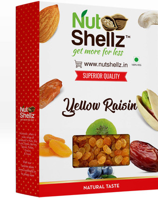 

Nutshellz Premium Golden Kishmish Raisins(5 kg, Pouch)
