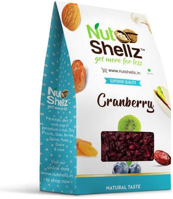 

Nutshellz Dried Red Whole Large sized Cranberries(500 g, Pouch)