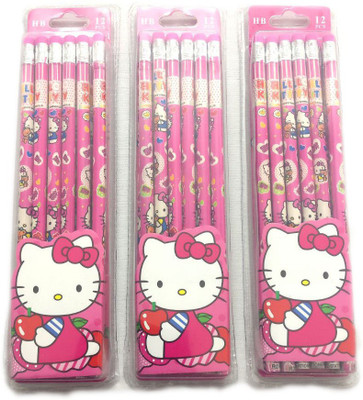 

Shopkooky Cartoon Printed Pencil Set for Kids Available in Cartoon Characters Perfect Return Gift for Kids Birthday Party Gifts in Bulk (12 pc in per pencil cartoon set )-36 pencil Pencil(Pink)
