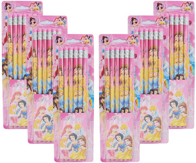 

Shopkooky Cartoon Printed Pencil Set for Kids Available in Princess Cartoon Characters Perfect Return Gift for Kids Birthday Party Gifts in Bulk (12 pc in per pencil cartoon set )- 72 pencils Pencil(Pink)