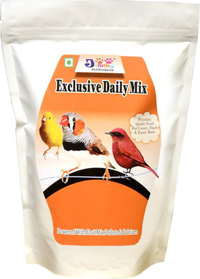 

JiMMy Exclusive Daily Mix-Food For Finch, Canary & Exotic Birds 0.4 kg Dry Bird Food