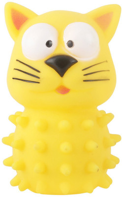 

SRI Colorful Cute Face Squeaky Rubber Toy for Puppy Rubber Squeaky Toy For Dog & Cat