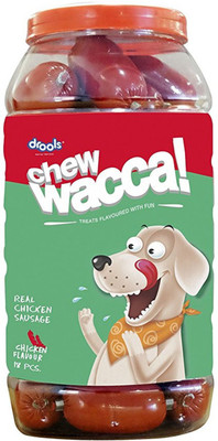 

drools Chewwacca Chicken Sausage 18 pcs Chicken Scorpion Treat(1.200 kg, Pack of 18)