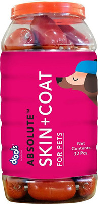 

drools Absolute Skin+Coat for Pets 18 Pcs Chicken Dog Treat(1.2 kg)