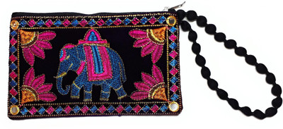 

Unique Fashion EMBROIDERED PURPLE RAJASTHANI VELVET MOBILE POUCH / PURSE FOR GIRLS/WOMEN Mobile Pouch(Purple)