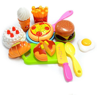 

Speoma Food Items Cutting and Learning Role Play Toy Set