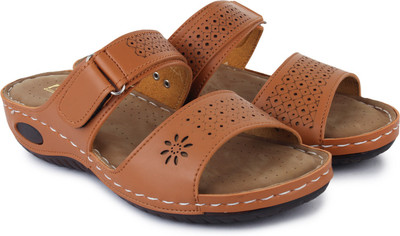 Shezone Women Tan Wedges