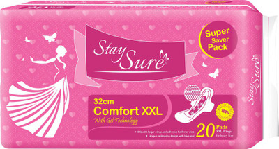 

Staysure STAY SURE 32CM COMFORT Sanitary Pad(Pack of 20)