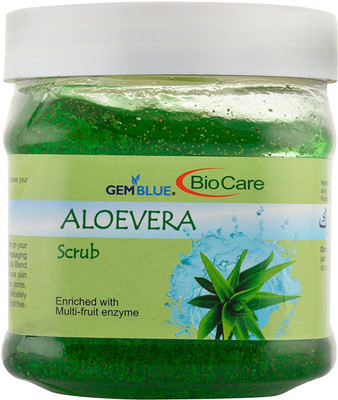 

gem blue Aloevera Scrub(500 ml)