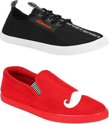 

Trenqs Sneakers For Men(Multicolor, Black