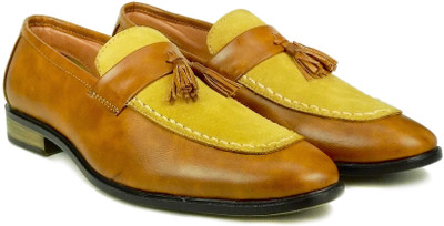 Dockstreet ALDO Series Loafers Corporate Casuals For Men(Tan