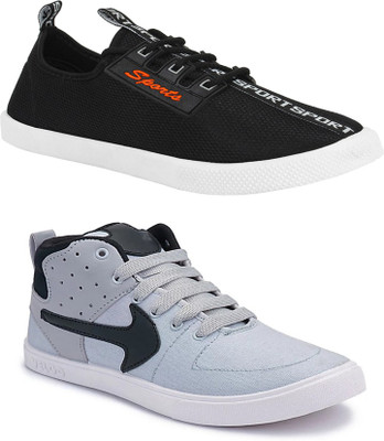 

Trenqs Sneakers For Men(Multicolor, Black