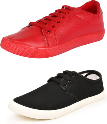

Trenqs Sneakers For Men(Multicolor, Red