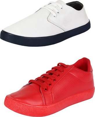 

Trenqs Sneakers For Men(Multicolor, White