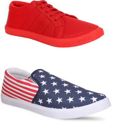 

SCATCHITE Sneakers For Men(Multicolor, Red