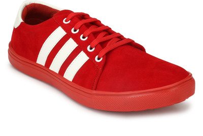 

NKS Perfect stylish Comfortable Sneakers For Men(Red, White
