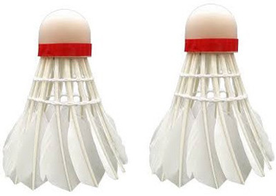 

Prime Sports Birdie Feather Shuttlecock - Pack of 10 shuttlecock - Feather Shuttle - White(Fast, 79, Pack of 10)