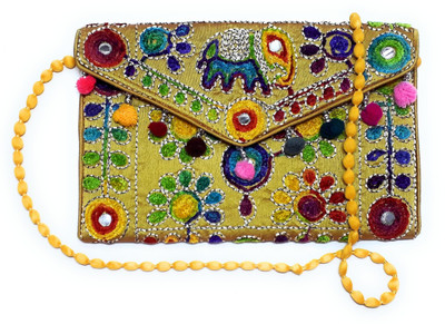 

Unique Fashion Women Evening/Party, Casual, Formal Multicolor Silk Sling Bag