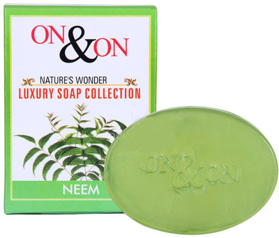 

on and on On and On Luxury Bathing Bar Neem Soap -375g (75g each) pack-5(375 g, Pack of 5)