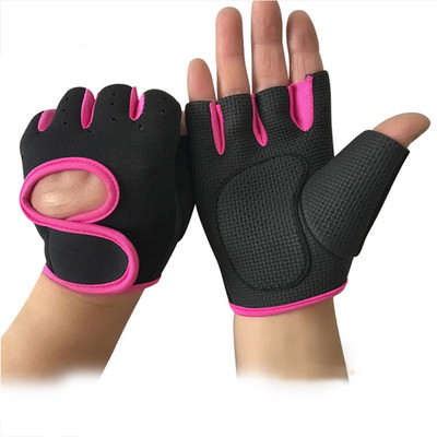

DreamPalace India Gym Gloves Palm Support Weight Lifting Gym & Fitness Gloves (Free Size, Pink)