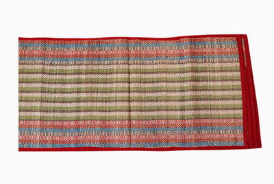 

QUINERGYS ® BEACH MAT" Organic Straw Mattress Premium Reed mat nature - Egyptian blue Blue, Multicolor 8 mm Yoga Mat