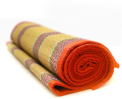 

QUINERGYS ™ Organic, Chemical-free, Handmade from Cotton & - Dyed with plants/herbs from Ayurveda , All- Natural, Health-Conscious ,Travel-Friendly - Redwood Red 8 mm Yoga Mat