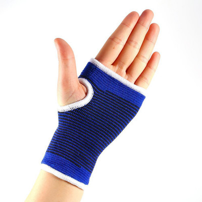 

QUINERGYS ™ Elastic Thumb Wrap Hand Palm Wrist Brace Splint Support Arthritis Pain GYM Palm Support(Black, Blue, Eerie black