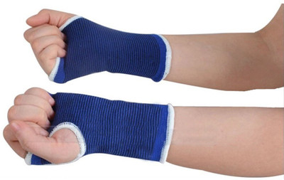 

QUINERGYS ™ Wrist Compression Support Sleeve for Men Women, 1 Pair Palm Support(Blue, Black, Labgrn