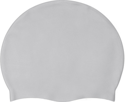 

QUINERGYS ™ Ash - Smart Anti-Slip Adult Swim Cap for Men and Women Swimming Cap(Grey, Pack of 1)