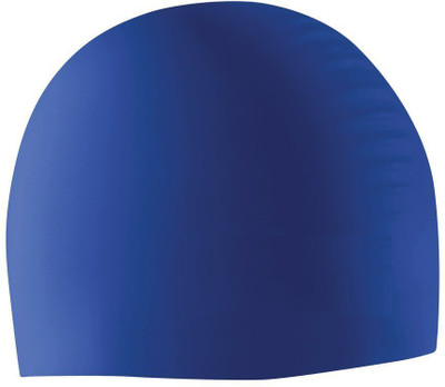 

QUINERGYS ® Navy-Blue - Silicone Solid Unisex Swimming Cap for Short Hair & Long Hair Swimming Cap(Blue, Pack of 1)