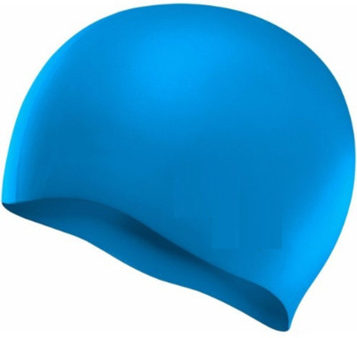 

QUINERGYS ™ Semi Blue - Wrinkle Free Silicone Cap Swimming Cap(Blue, Pack of 1)