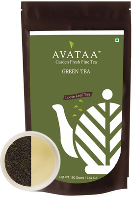 

Avataa (Super Fine Grade) - Pure Unblended Green Tea From Nilgiris. All Natural, Free From Preservatives, Artificial Flavours and Added Sugars. Loose Leaf Tea (100 Grams/3.5 Oz/50 Cups) Unflavoured Green Tea(50 g, Pouch)
