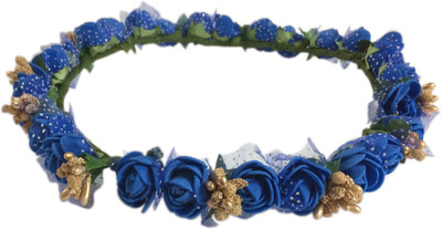 

Loops n knots Blue & Gold Princess Tiara (ha1187) Head Band(Blue, Gold)