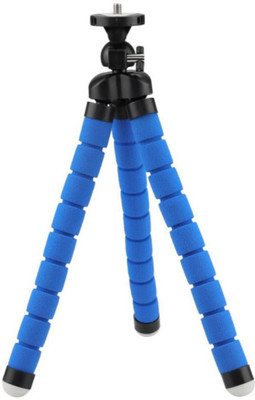 

Easypro Universal Flexible (6 inch) Octopus Style Tripod for Mobile Phone, Camera, DSLR, Smartphones ZQ3 Tripod(Blue, Supports Up to 500 g)