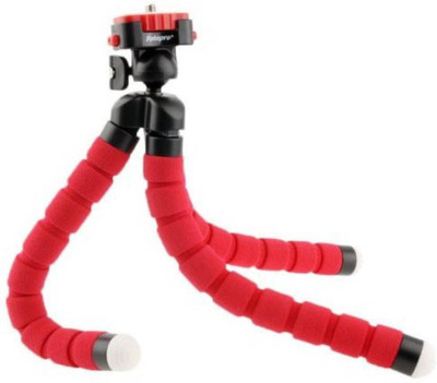 

Easypro Universal Flexible (6 inch) Octopus Style Tripod for Mobile Phone, Camera, DSLR, Smartphones ZQ9 Tripod(Orange, Supports Up to 500 g)