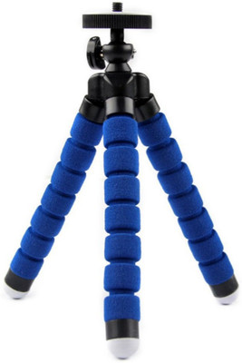 

Easypro Universal Flexible (6 inch) Octopus Style Tripod for Mobile Phone, Camera, DSLR, Smartphones ZQ2 Tripod(Blue, Supports Up to 500 g)