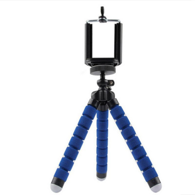 

Easypro Universal Flexible (6 inch) Octopus Style Tripod for Mobile Phone, Camera, DSLR, Smartphones ZQ4 Tripod(Blue, Supports Up to 500 g)