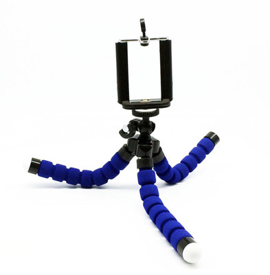

Easypro Universal Flexible (6 inch) Octopus Style Tripod for Mobile Phone, Camera, DSLR, Smartphones ZQ5 Tripod(Blue, Supports Up to 500 g)