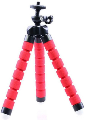 

Easypro Universal Flexible (6 inch) Octopus Style Tripod for Mobile Phone, Camera, DSLR, Smartphones ZQ13 Tripod(Orange, Supports Up to 500 g)