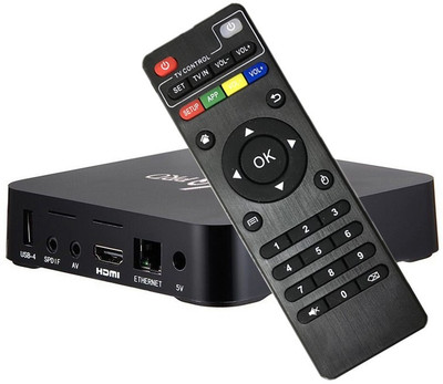 

Delmohut M_XQ Pro Android TV Box Amlogic S905 Quad Core 5.1OS DDR3 1G HDMI 2.0 WIFI 4K 1080i/p Kodi 16.0 Media Streaming Device 60 inch Blu-ray Player(Black)