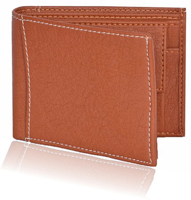 

Zeebros Men Tan Artificial Leather Wallet(7 Card Slots)