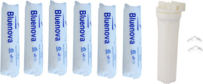 

Bluenova RO Service kit with Spun(6 Pieces), Bowl Solid Filter Cartridge(5, Pack of 3)