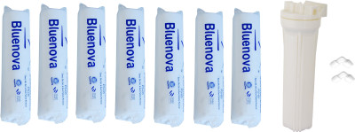 

Bluenova RO Service kit with Spun(7 Pieces), Bowl Solid Filter Cartridge(5, Pack of 3)