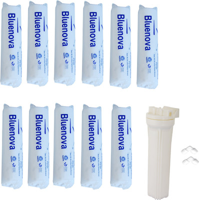 

Bluenova RO Service kit with Spun(11 Pieces), Bowl Solid Filter Cartridge(5, Pack of 14)