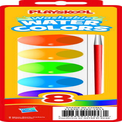 

Playskool 8CT. WASHABLE WATER COLOR SET WITH BRUSH